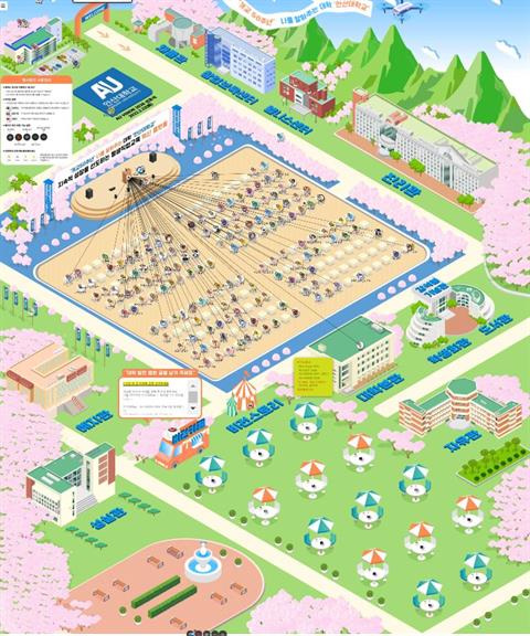 안산대학교 메타버스 가상캠퍼스에서 ‘AU VISION 2026 선포식’ ...